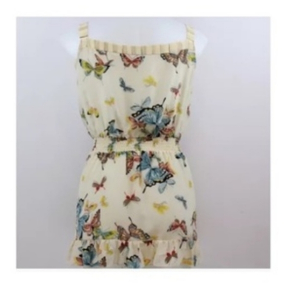 On Sale! 100% silk butterfly Nanette Lepope top - Picture 2 of 3